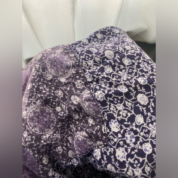 🍁Garage floral damask purple and white jogger pants size SP - Picture 4 of 8